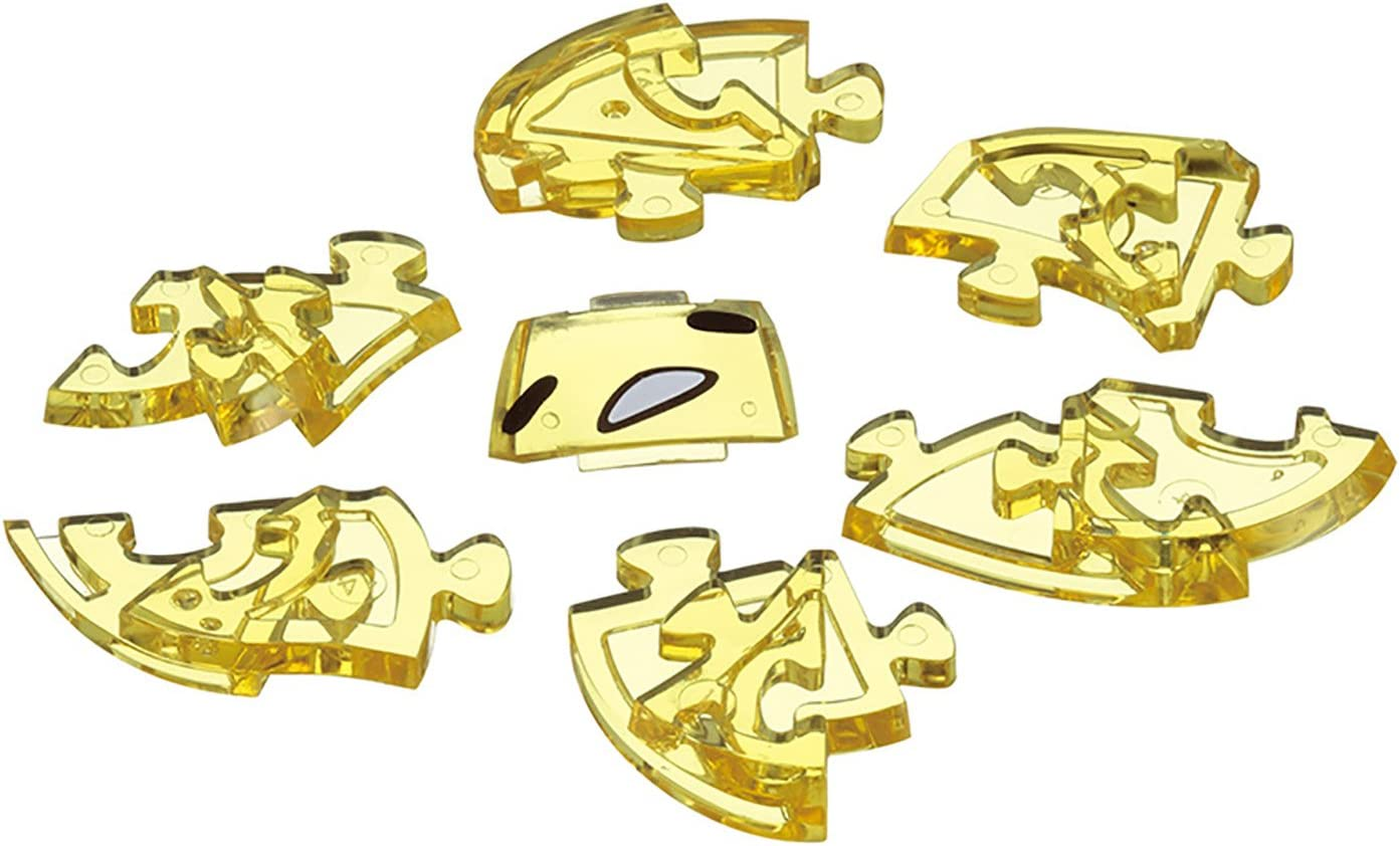 Hanayama Crystal Gallery Series 3D Puzzle 32 Transparent Pieces Sanrio Gudetama image number 2