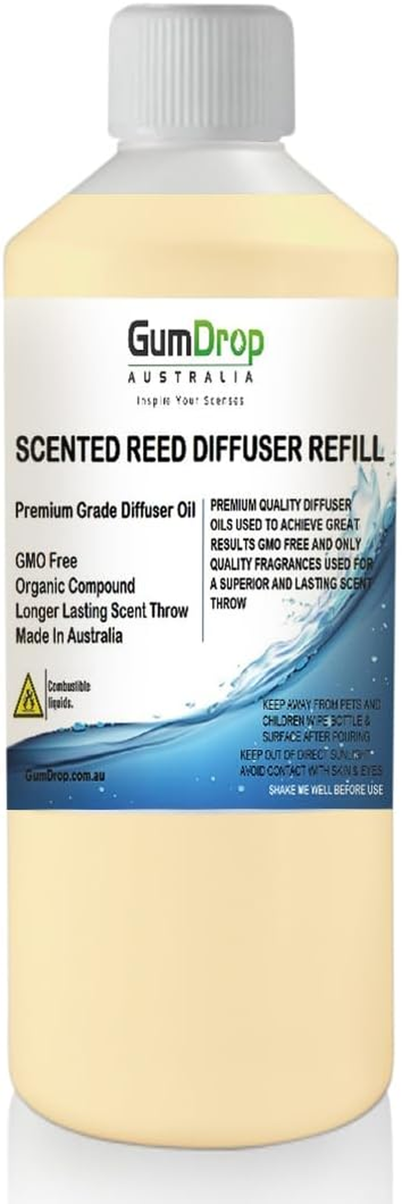 Generic Highly Scented Reed Diffuser Oil Refill Premium Grade - Coconut Lime & Vanilla (500ML), DIF0015