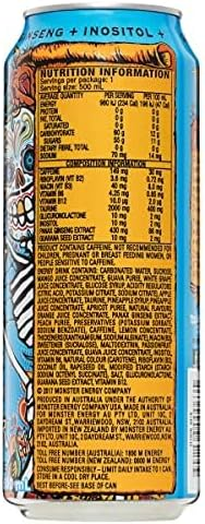 Monster Ultra Mango Loco Juice 24Pk and Monster Ultra Fiesta Mango 24Pk image number 3