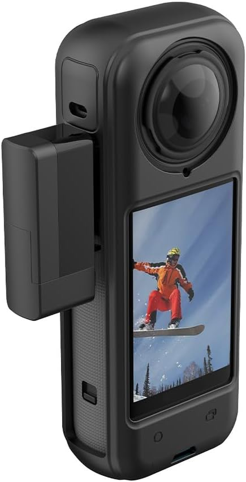 XICEN Insta 360 X4 Protective Case, Insta 360 X4 Accessories, Silicone Case Camera Protective Kit for Insta360 X4, X4 Panoramic Action Camera Protector Sleeve Cover Accessories image number 3