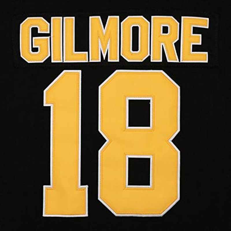 Mens Happy Gilmore 18 Adam Sandler 1996 Black Ice Hockey Jersey image number 5