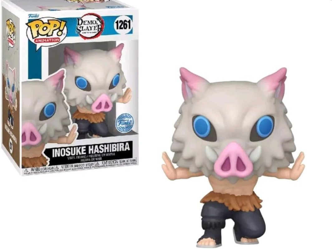 Funko Pop! Demon Slayer - Inosuke Hashibira Vinyl Figure, 10 Cm Height image number 2