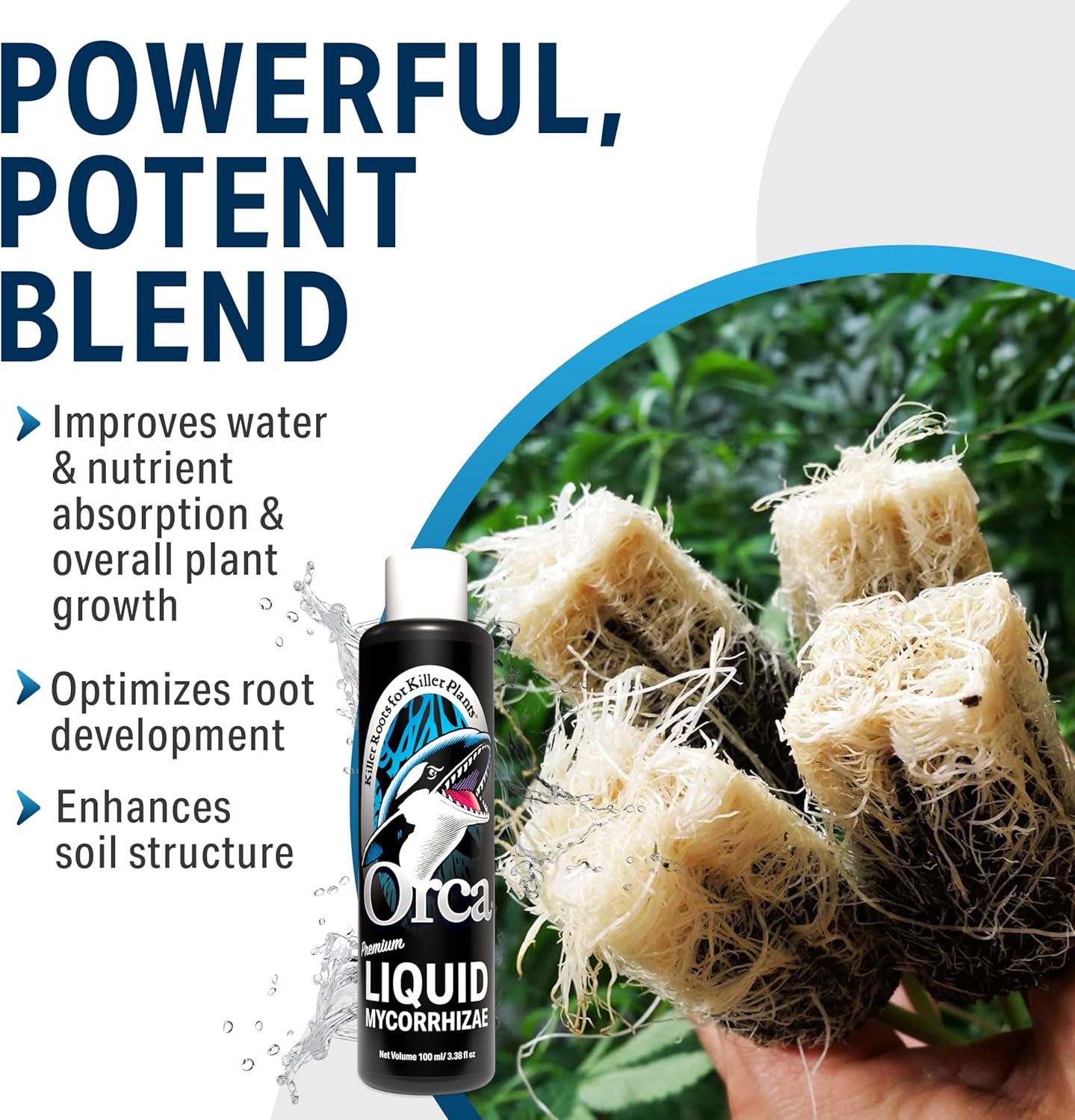 Plant Revolution PRPSO32 FGORCA-32OZ Orca Premium Liquid Mycorrhizae 32 Ounce, 1 Quart