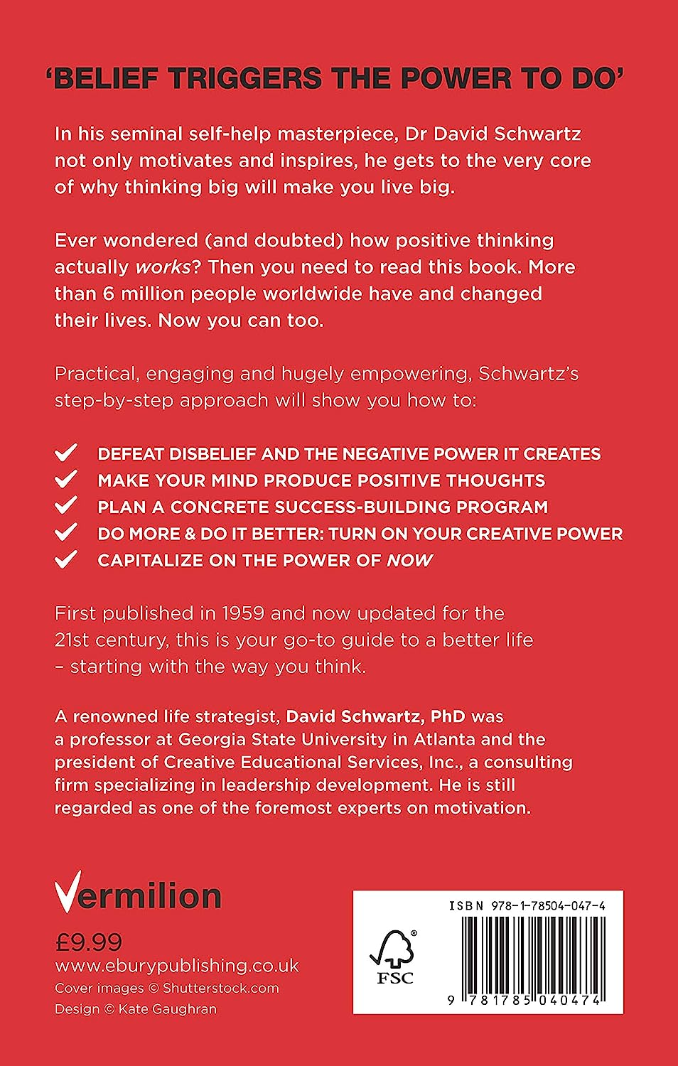 The Magic of Thinking Big: the Motivational Bestseller on the Power of Positive Thinking image number 2