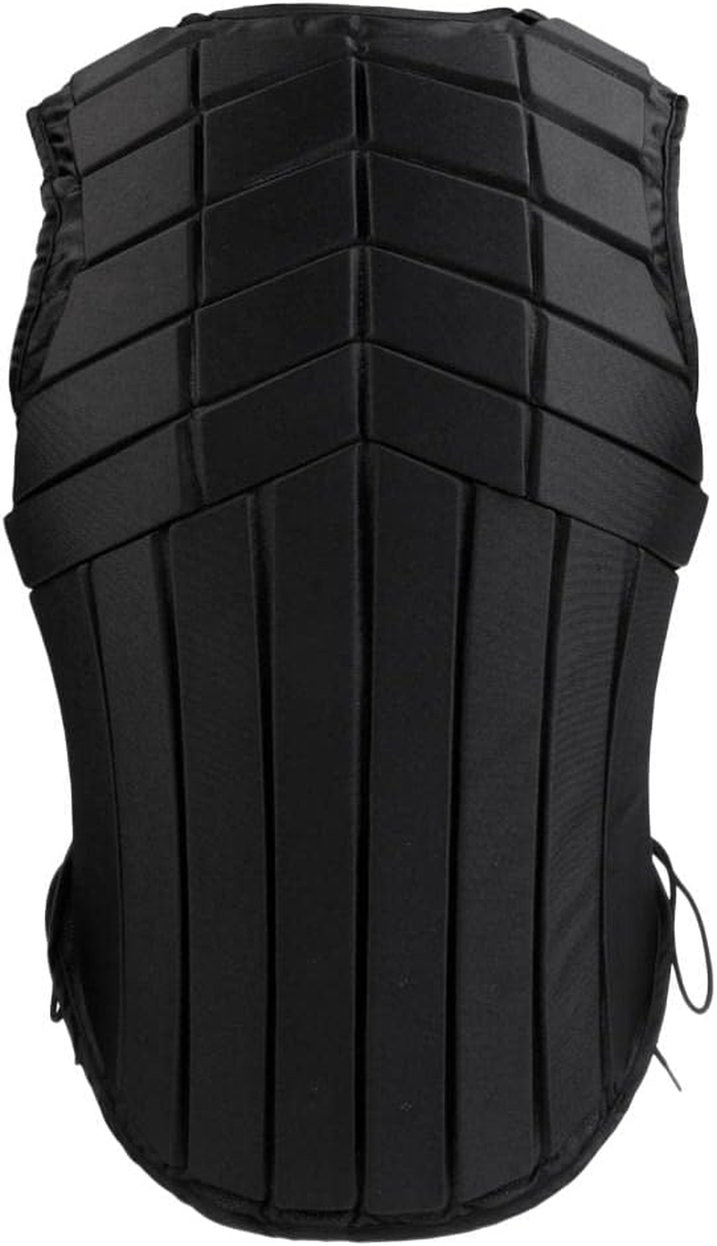 Black EVA Padded Equestrian Horse Riding Vest Protector, Women S image number 1