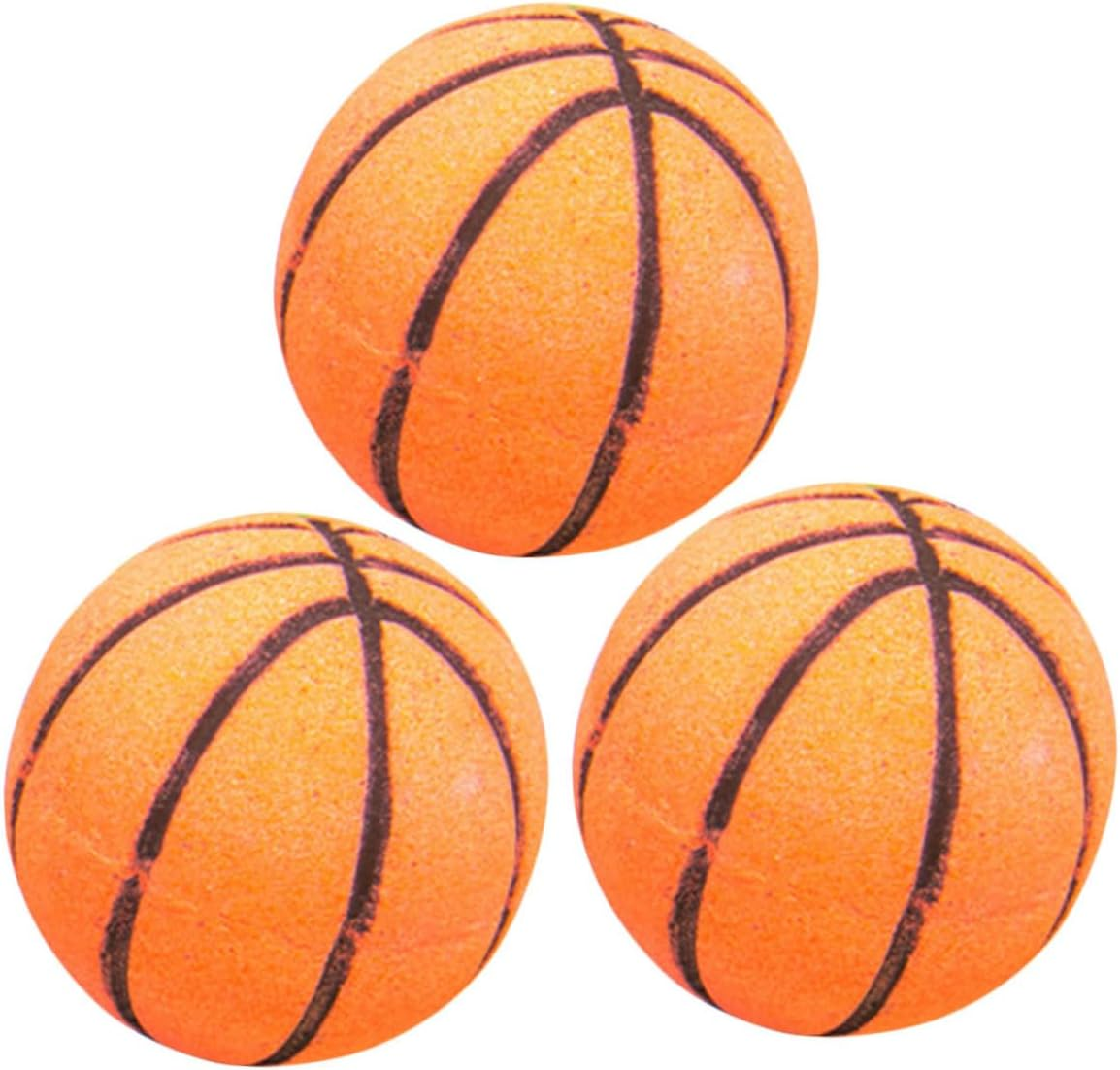 3Pcs Essential Oil Bubble Bath Salt Balls Basketball Shape Bath Balls for Boys and Girls Adults image number 2
