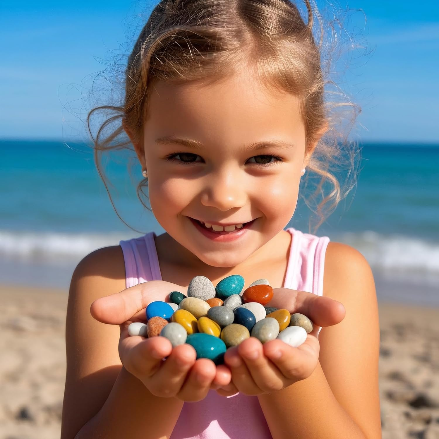 Toromp 4 LBS Rock Tumbler Grit and Polish Refill Kit and Ceramic Tumbling Filler Media - Tumbling Grit Media, Polish up to 20 Lbs. of Rocks, Works with Any Rock Polisher & Tumbler Supplies&hellip; image number 5