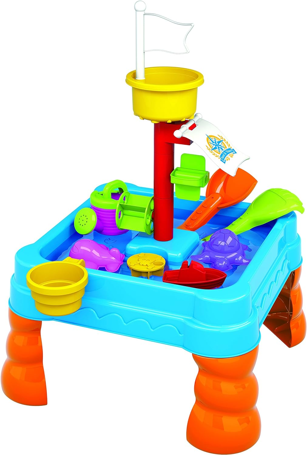 Lenoxx Sand and Water Table Game Toy Set - Ignite Imagination, Ideal for Adventurous Boys and Girls - Boost Motor Skills and Role-Playing - Creative Playtime for Child Development