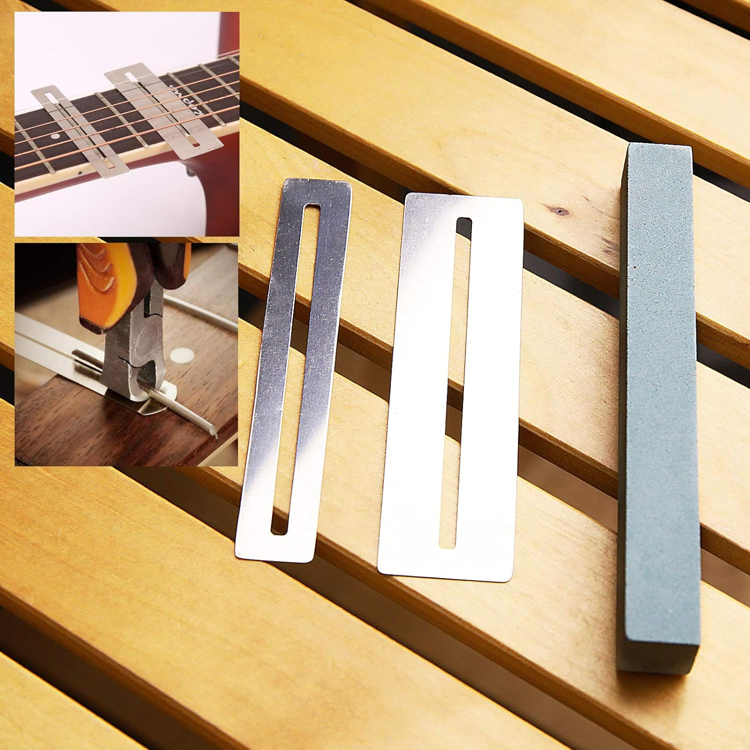 2X Guitar Bass Fretboard Protector Fret Guards + Fretwire Sanding Polishing Beam image number 2