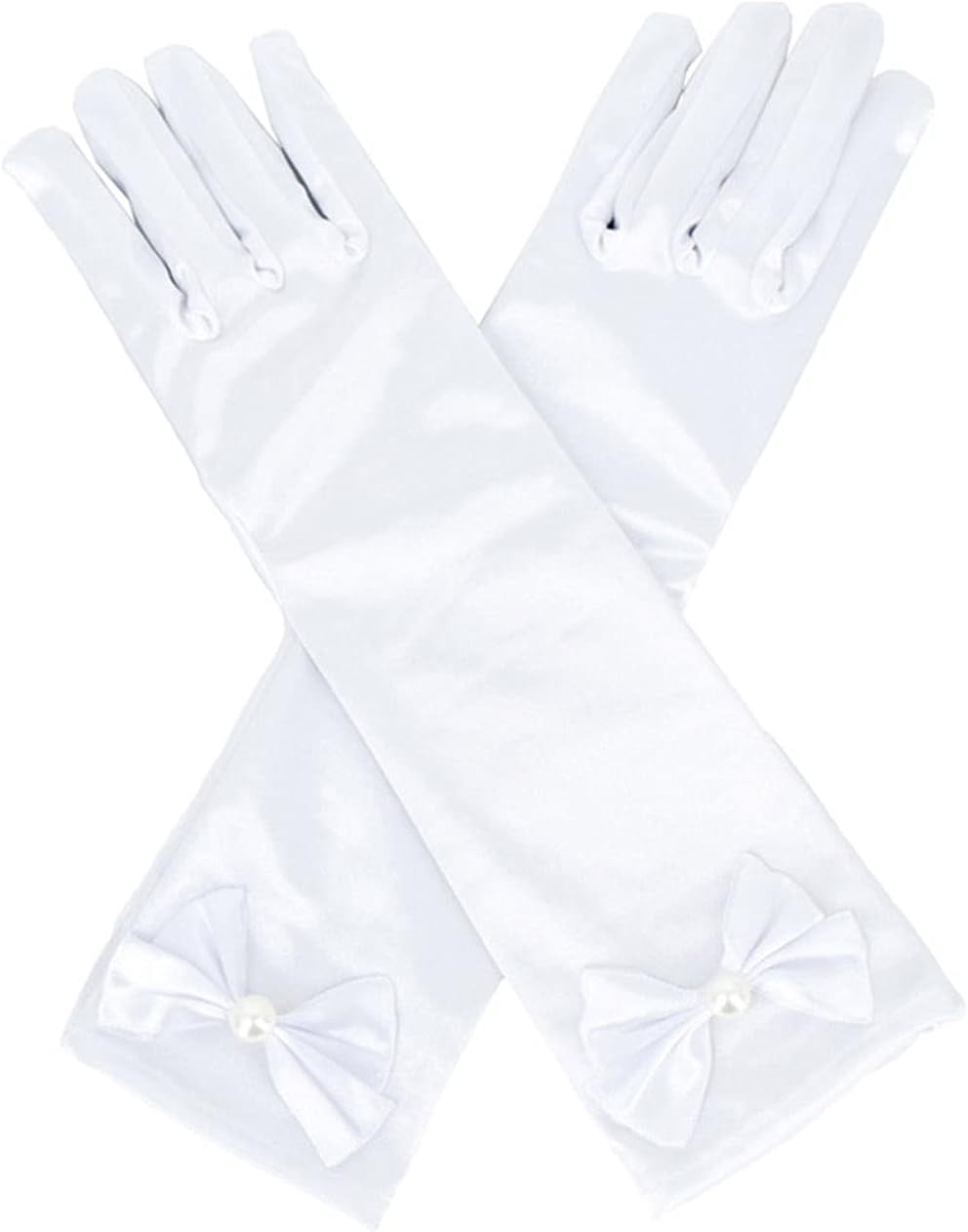 Girls Princess Costume Headband Choker & Gloves Set for Cinderella Halloween Dress up Accessories image number 3