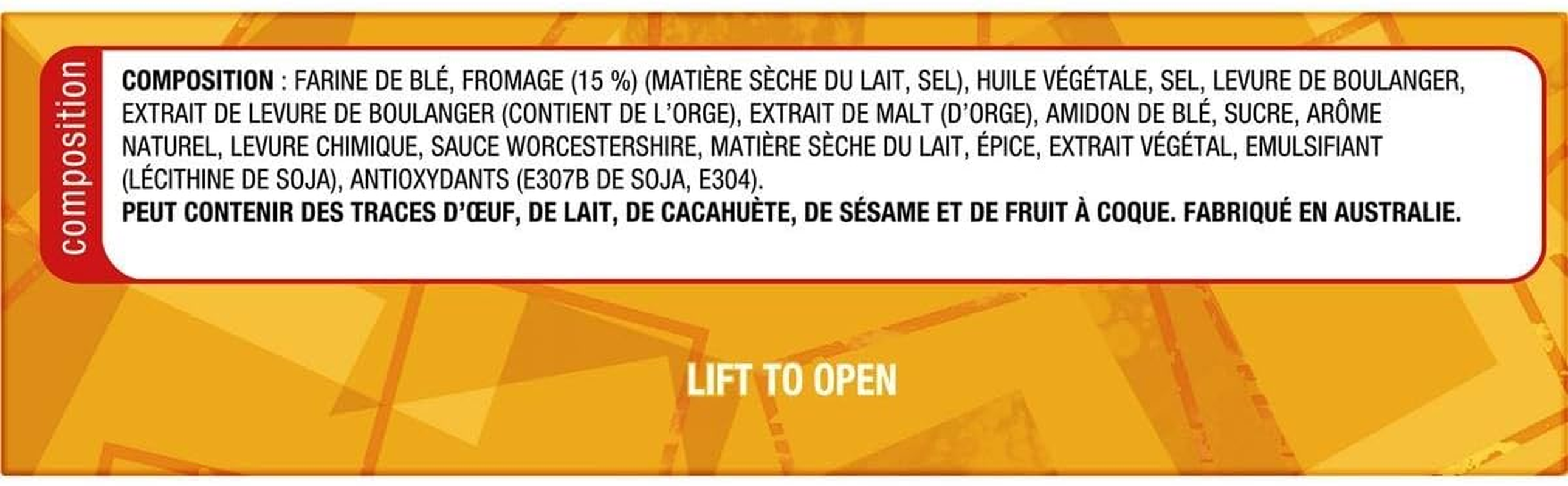 Arnott'S Shapes Original Cheddar Biscuits 175 G image number 2