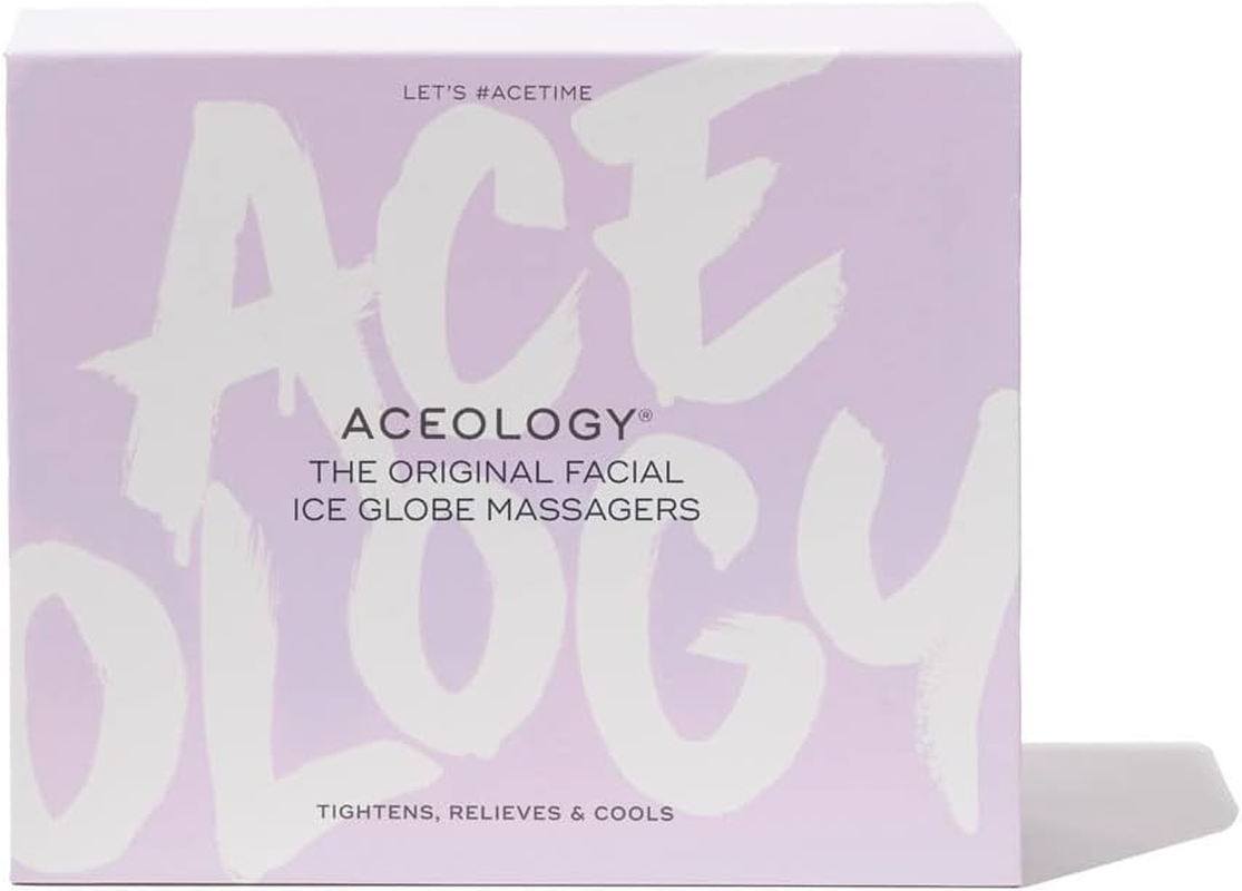 Aceology the Original Ice Globe Facial Massager, Lilac