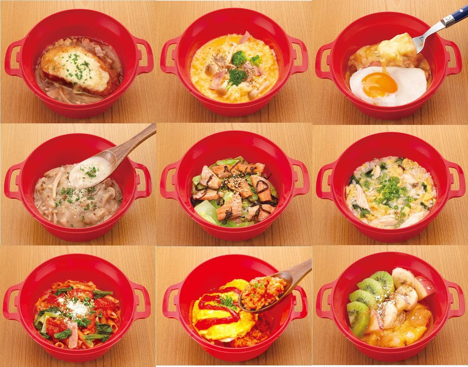 MI Creations KB-710 Morning Cooker, Microwave Cooker, 25.1 Fl Oz (740 Ml), Red image number 6