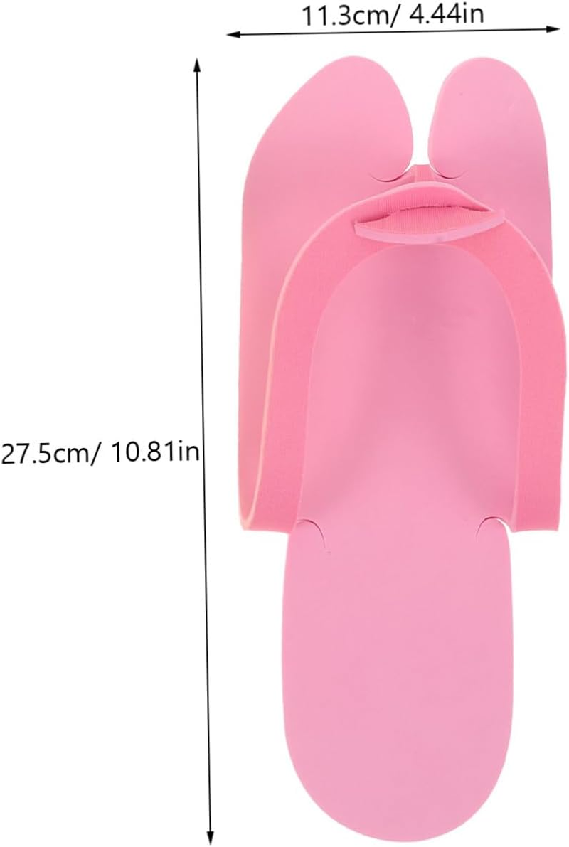 FOMIYES 8Pairs Disposable Slippers for Hotel Spa Bathing Eva Non-Slip Women Travel Guests Home Use