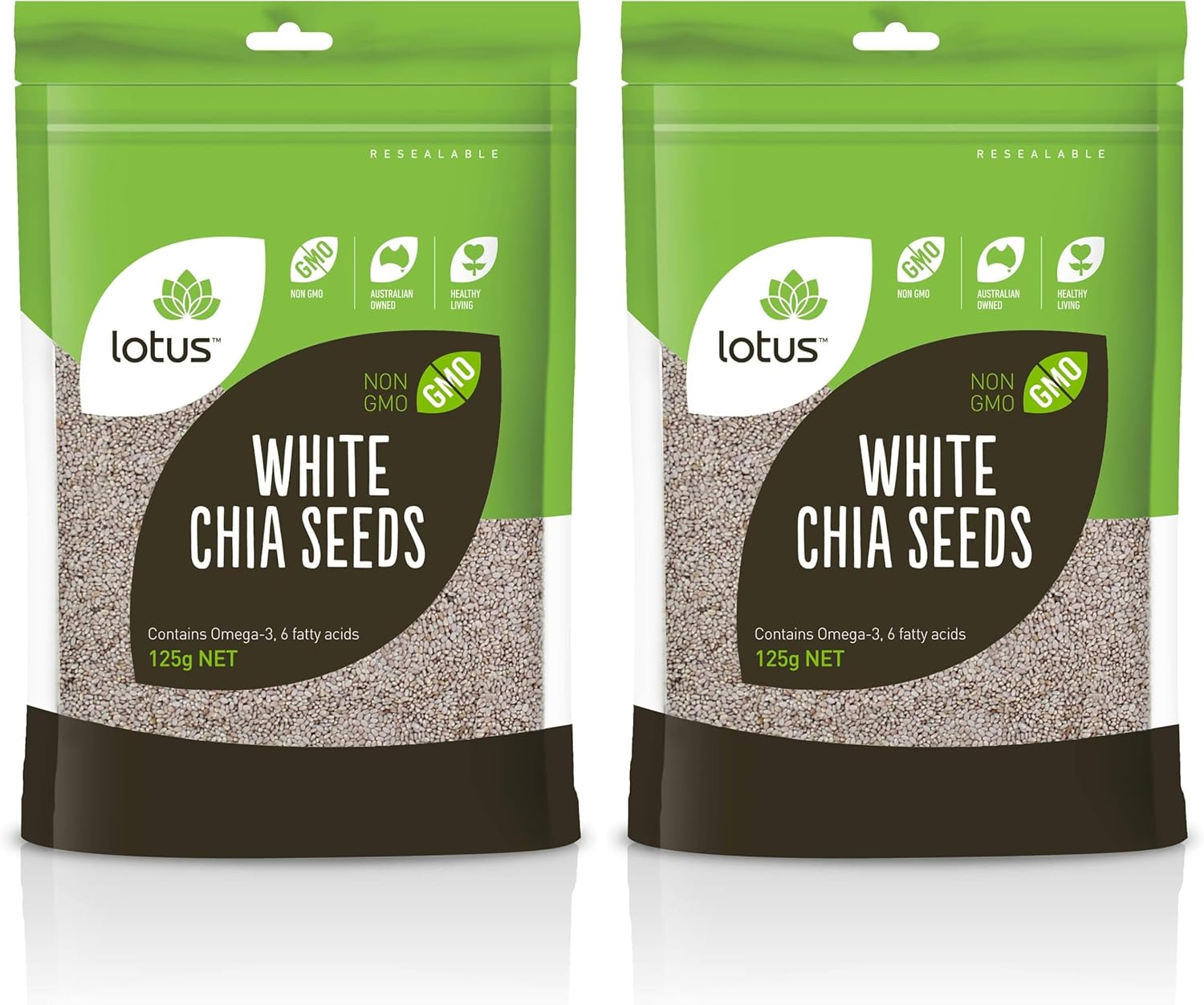 Lotus White Chia Seeds 125G image number 3