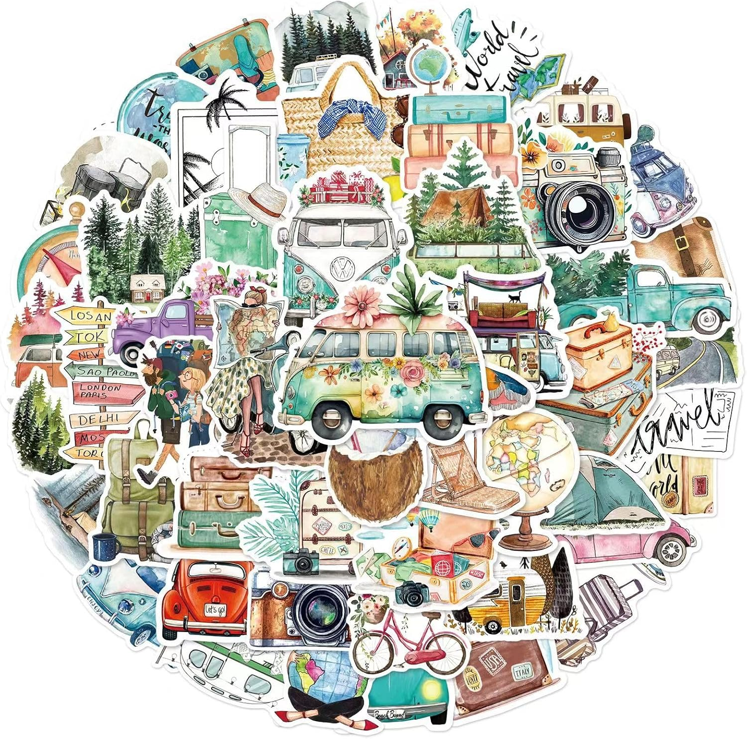 50 Pcs Encouragement Stickers Inspirational Affirmation Vinyl Decals Pack for Computer Ipad Water Bottle Luggage Refrigerator Skateboard Graffiti Decals for Reward Teachers Teens (Positive)