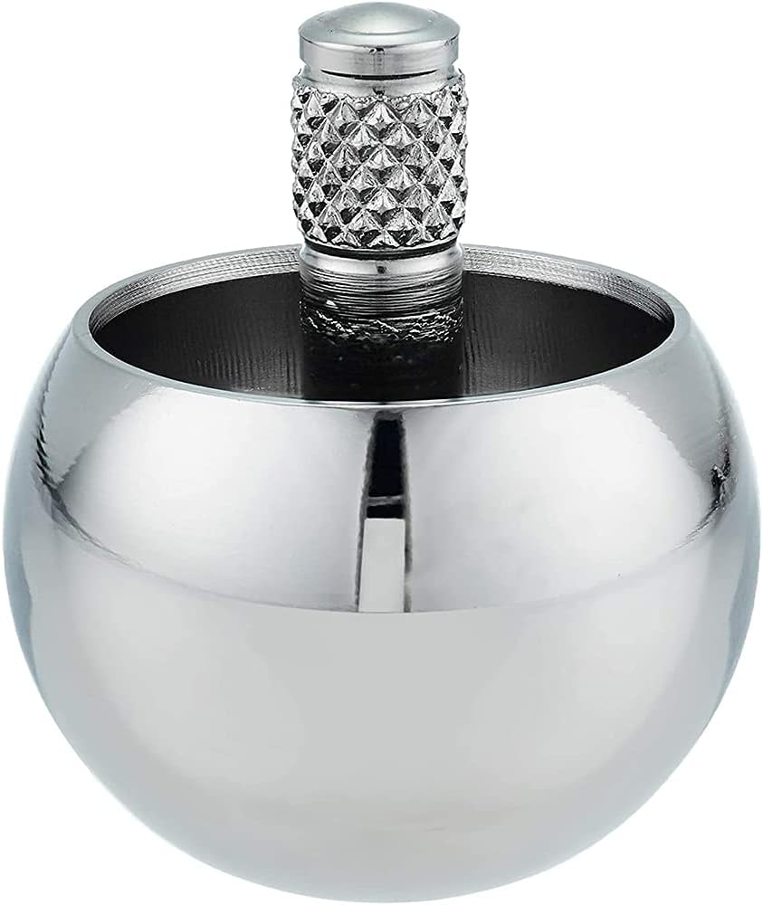 Tippe Metal Flip over Top Stainless Steel Amazing Toy Gift, Silver image number 1