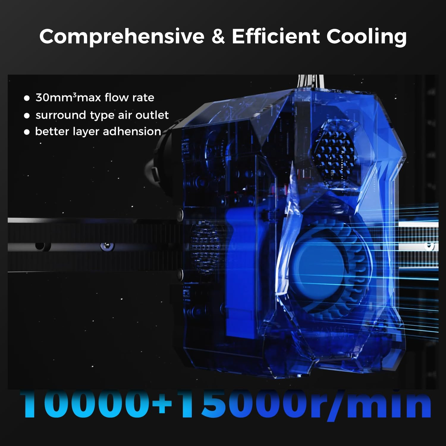 Sovol SV08 3D Printer Speed up 700Mm/S High Speed, Klipper with 64-Bit, 300℃ All Metal Hotend, One-Key to Auto Leveling, Integrated Nozzle, Silent Motor Drive, Larger Printing Size 13.78X13.78X13.6 In image number 1