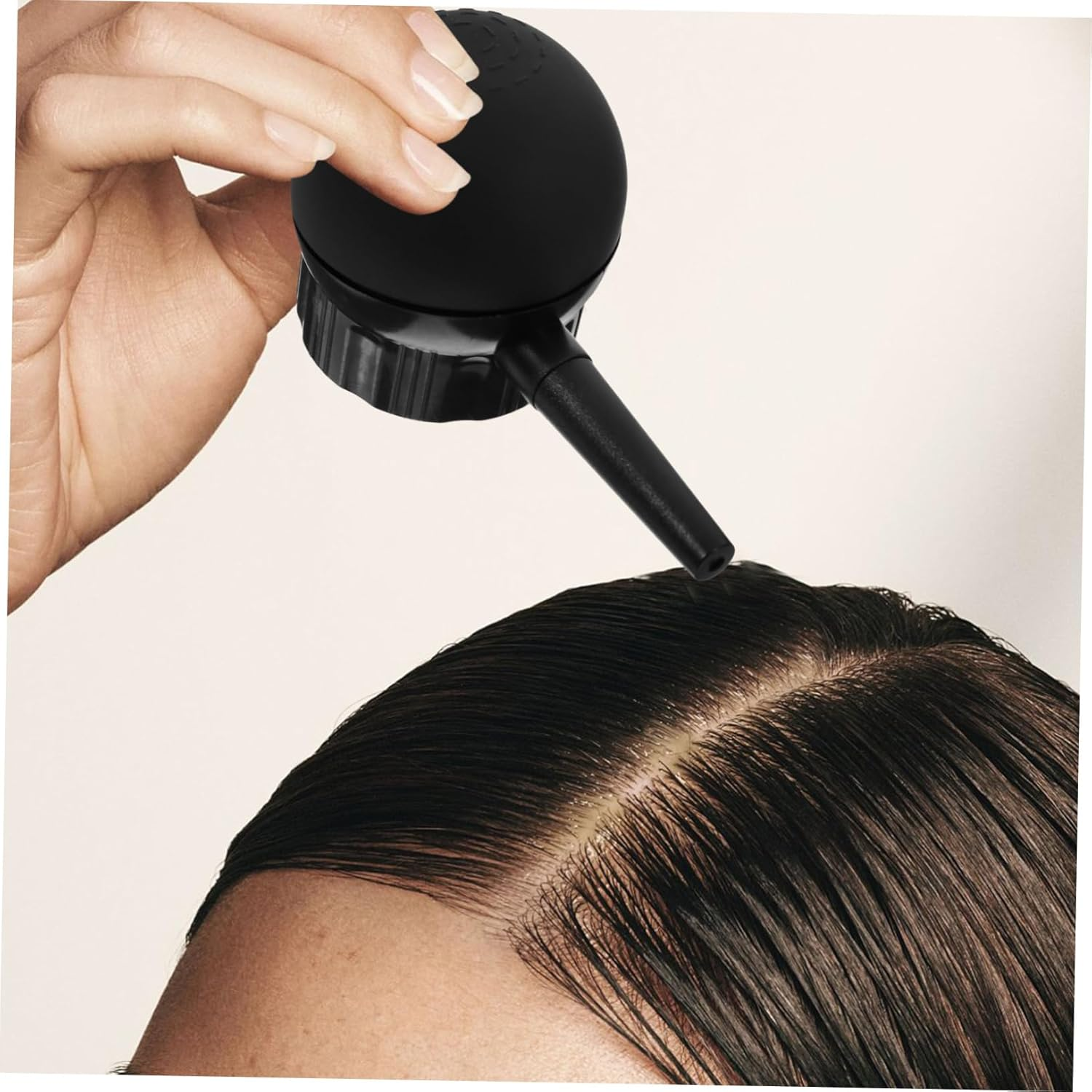 Professional Powder Sprayer Hair Building Fibers Nozzle Thickening Spray Tool for Root Cover up Hairdressing Tools Hairdressing Sprayer image number 2