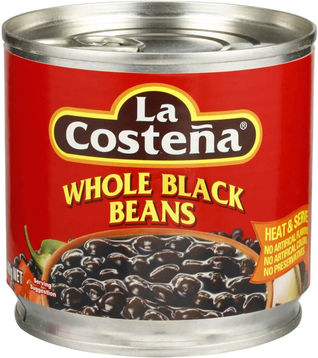La Costena Whole Black Bean, 400 G