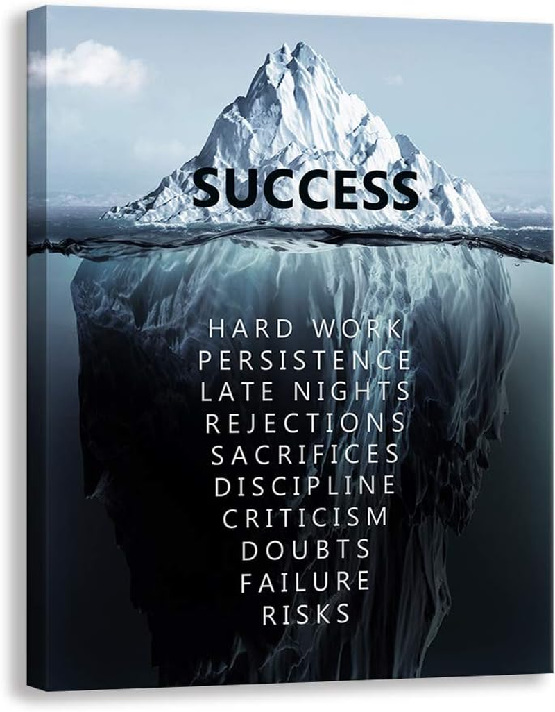 Kas Home Inspirational Wall Art - 7 Rules of Life Motivational Canvas Wall Decor Beach Positive Quotes Living Room Rustic Framed Art Gift for Bedroom Bathroom (12 X 15 Inch, Brown - 7 Rules)