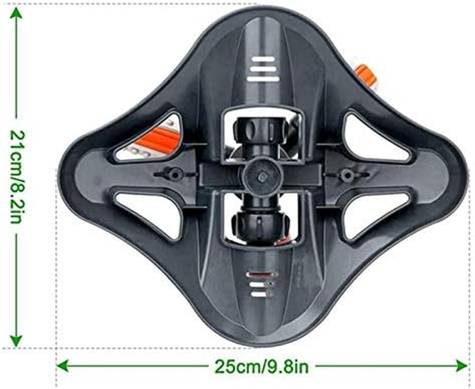 Garden Sprinkler 360 Rotating Adjustable Water Spray Range Suitable for Large Areas of Lawn Automatic Lawn Sprinkler 3 Arm Rotating Sprinkler System Sprinklers Lawn/Garden/Yard Area Sprinkler That Eas image number 5