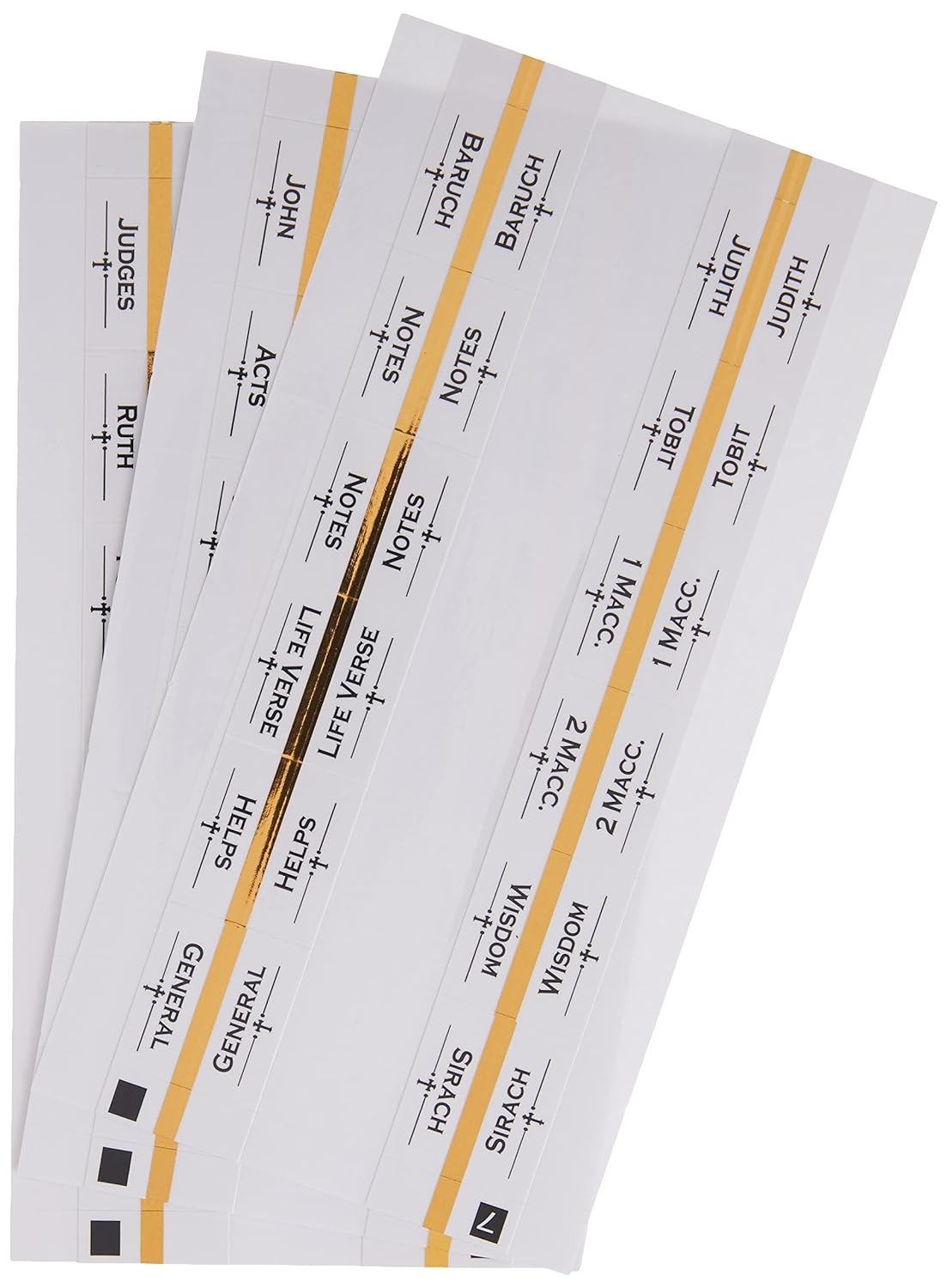 Majestic Traditional Gold-Edged Bible Tabs image number 2