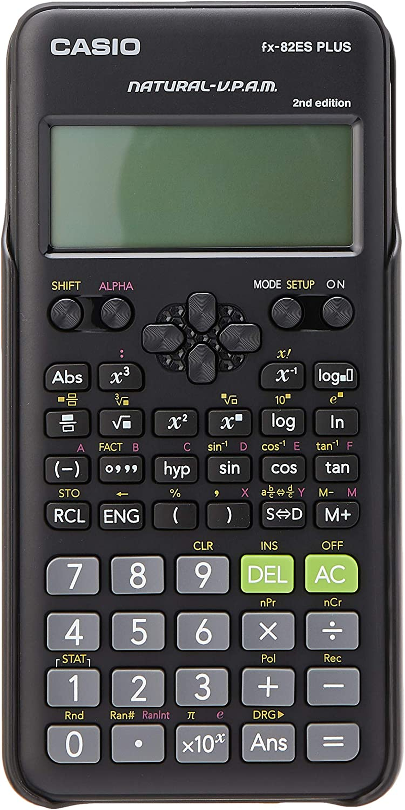 Casio 2Nd Edition 252 Functions Non-Programmable Scientific Calculator image number 2