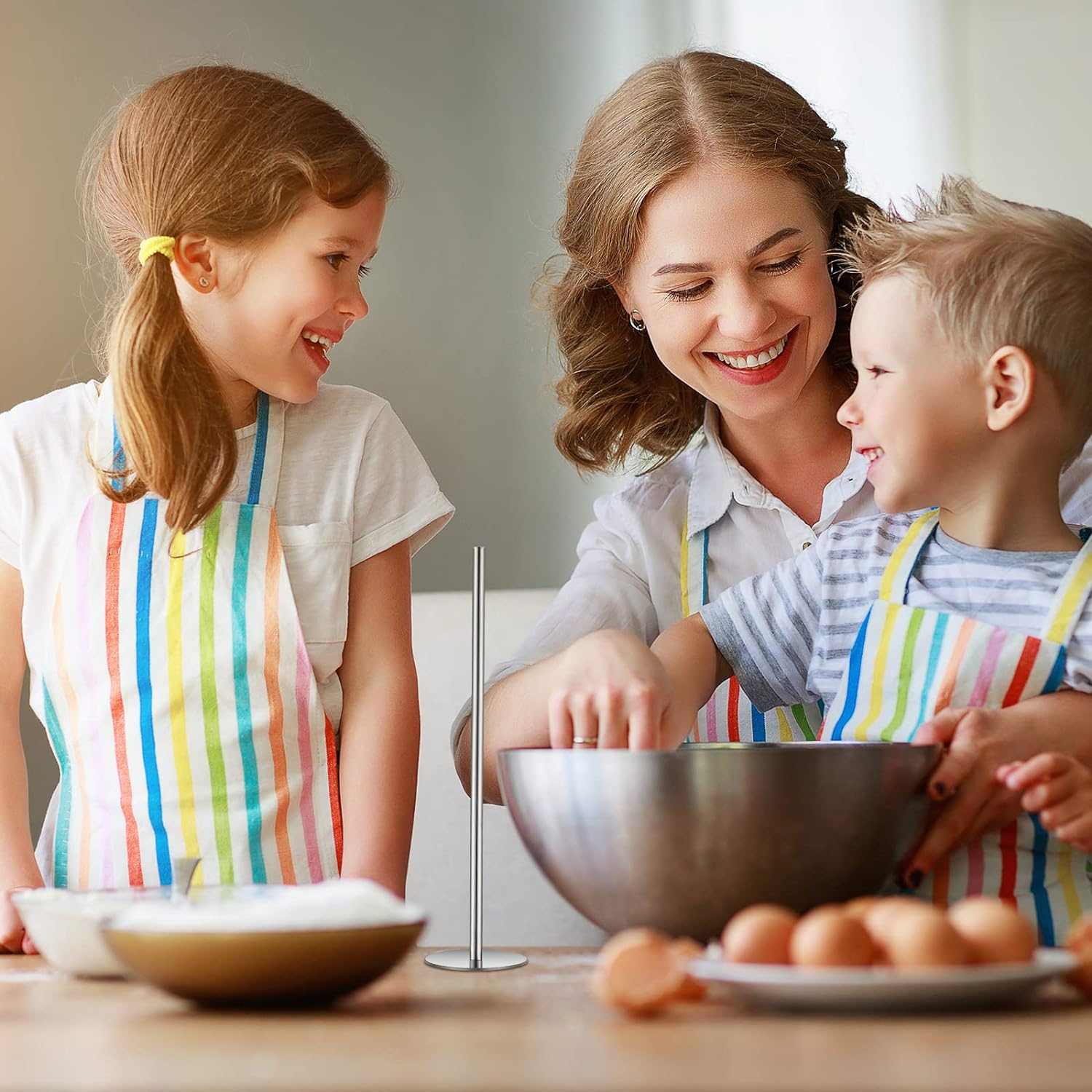 Cake Heating Rod 5.71 Inch Sliver Baking Nails for Baking Stainless Steel Heating Core for Cakes Stick Supplies(4 Pcs) image number 6