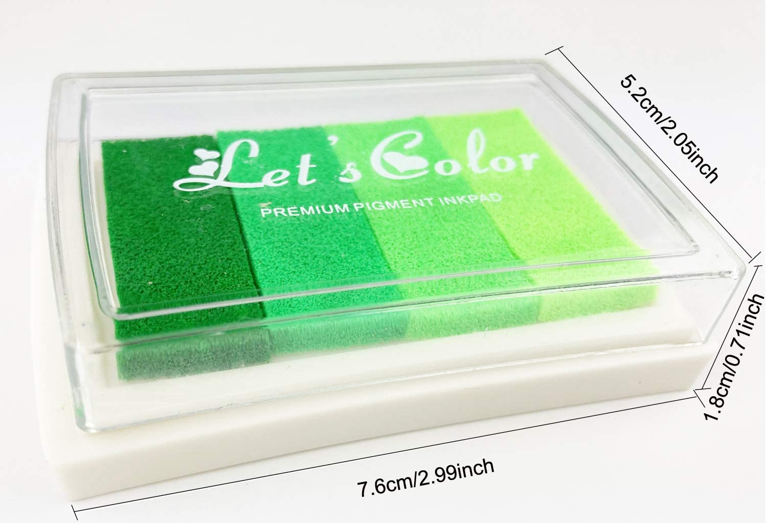 Becho Rainbow Ink Pad,Washable Inks,Finger Ink Pads Multicolor Color Craft Stamp Pad for All Ages,6-Pack,24 Gradient Colors