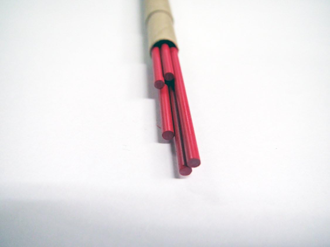 Kitaboshi 2.0Mm Lead Refills for Mechanical Pencil, Red Lead, 5Ea/Pk (OTP-200RD) image number 2