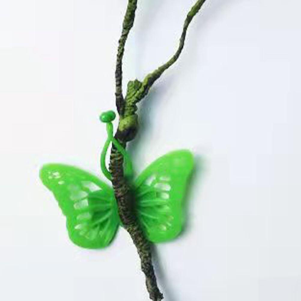 BESPORTBLE 20Pcs Green Self Adhesive Plant Clips for Climbing Plants Garden Support Hooks Fixers for Indoor and Outdoor Use Ideal for Vines and Stems image number 5
