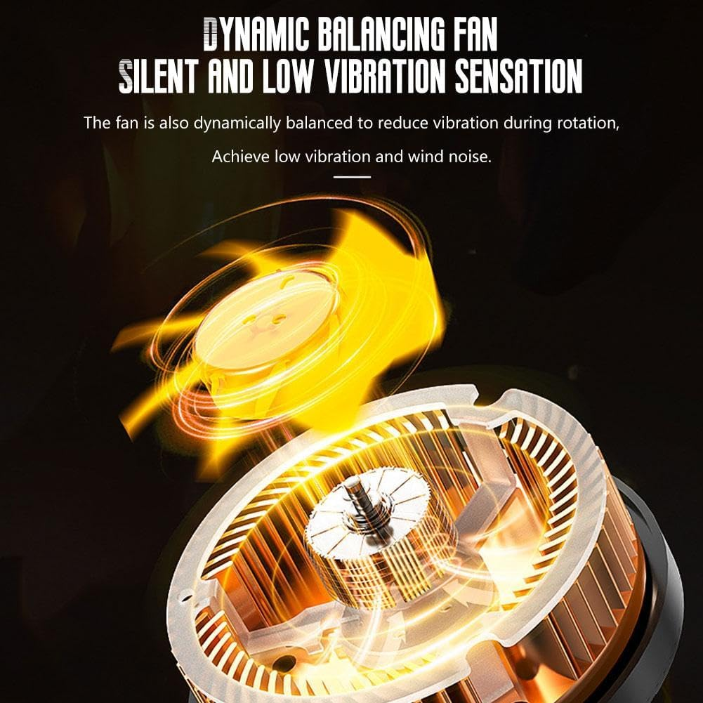 Magnetic Phone Cooler Cell Phone Cooler CX07 Phone Fan Cooler,Mobile Phone Cooling Fan,Cell Phone Cooler,Portable Lightweight Mobile Phone Cooling Fan,Suitable for All Smartphones