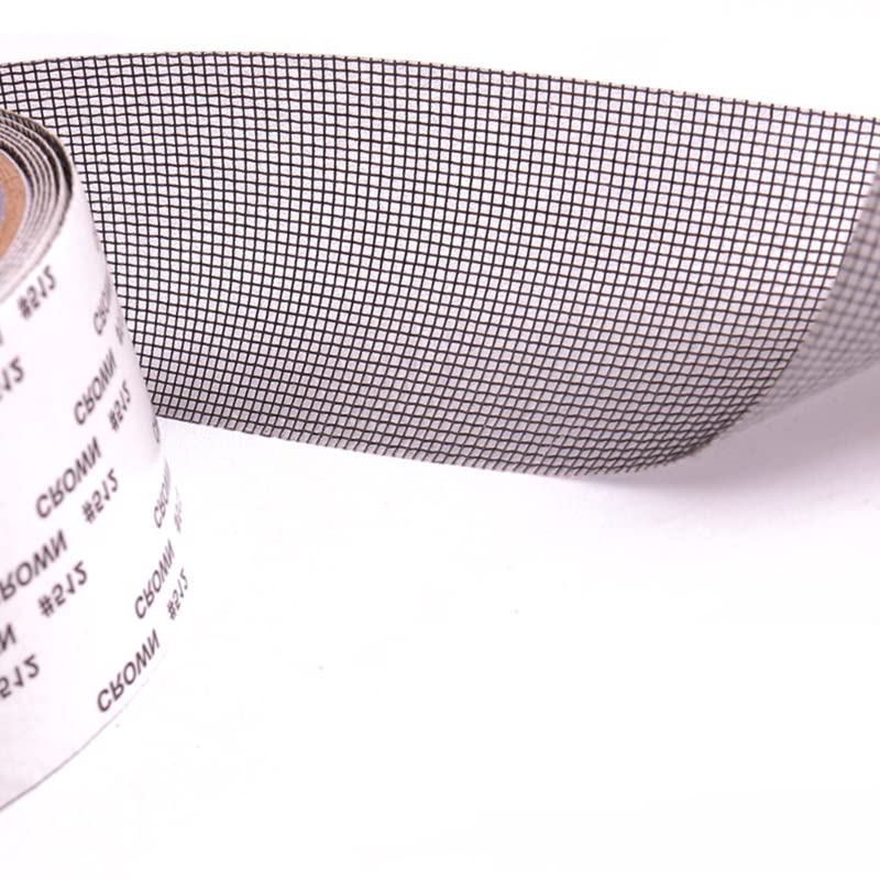AIMALL 2M Window Screen Repair Tape Window Door Repair Tape Fly Screen Insect Repellent Repair Extra Strong Adhesive Fiberglass Mesh Tape - Black image number 6