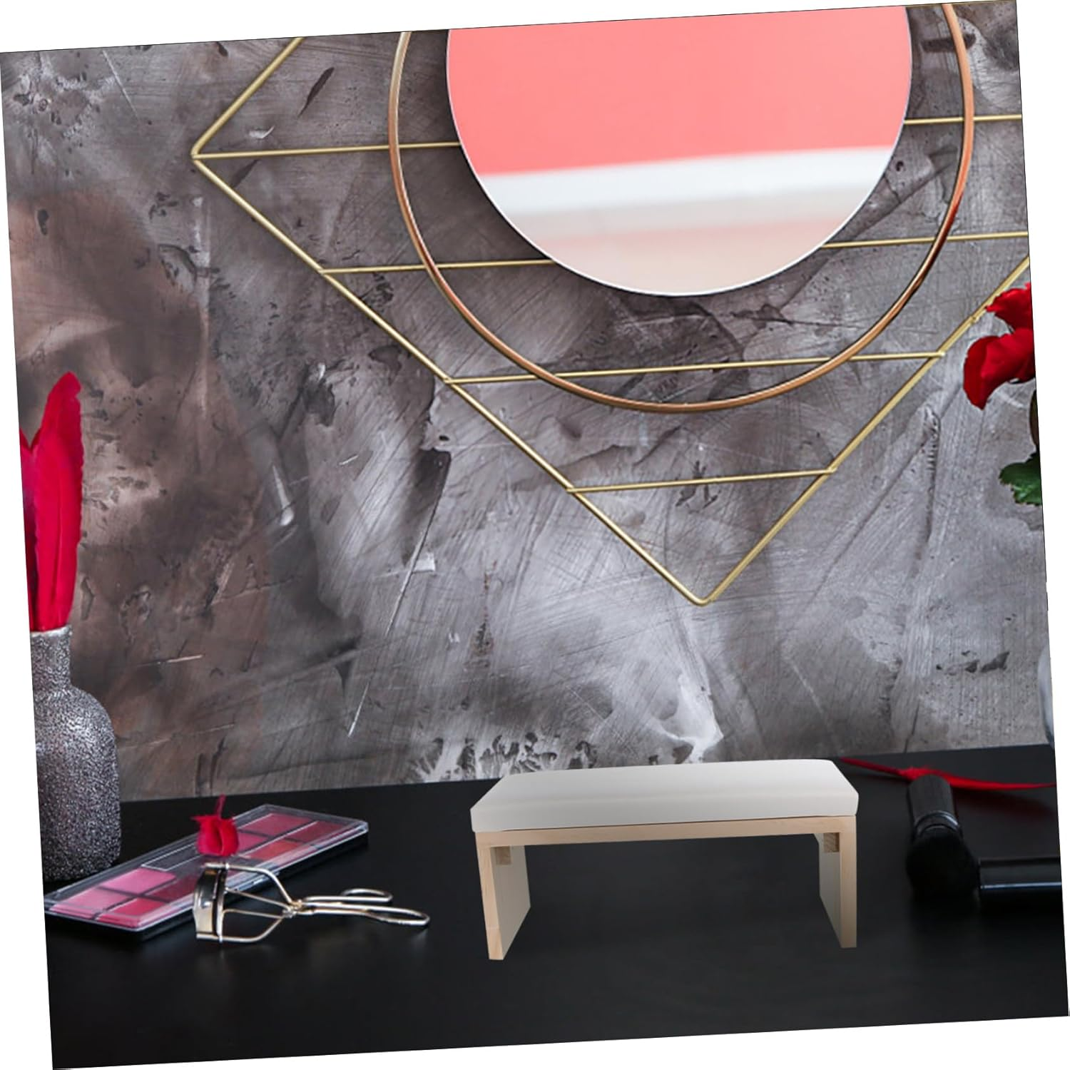 Wrist Pillow Hand Cushion for Nail Art Manicure Arm Rest Shaped Support Nail Art Tools - Grey image number 5