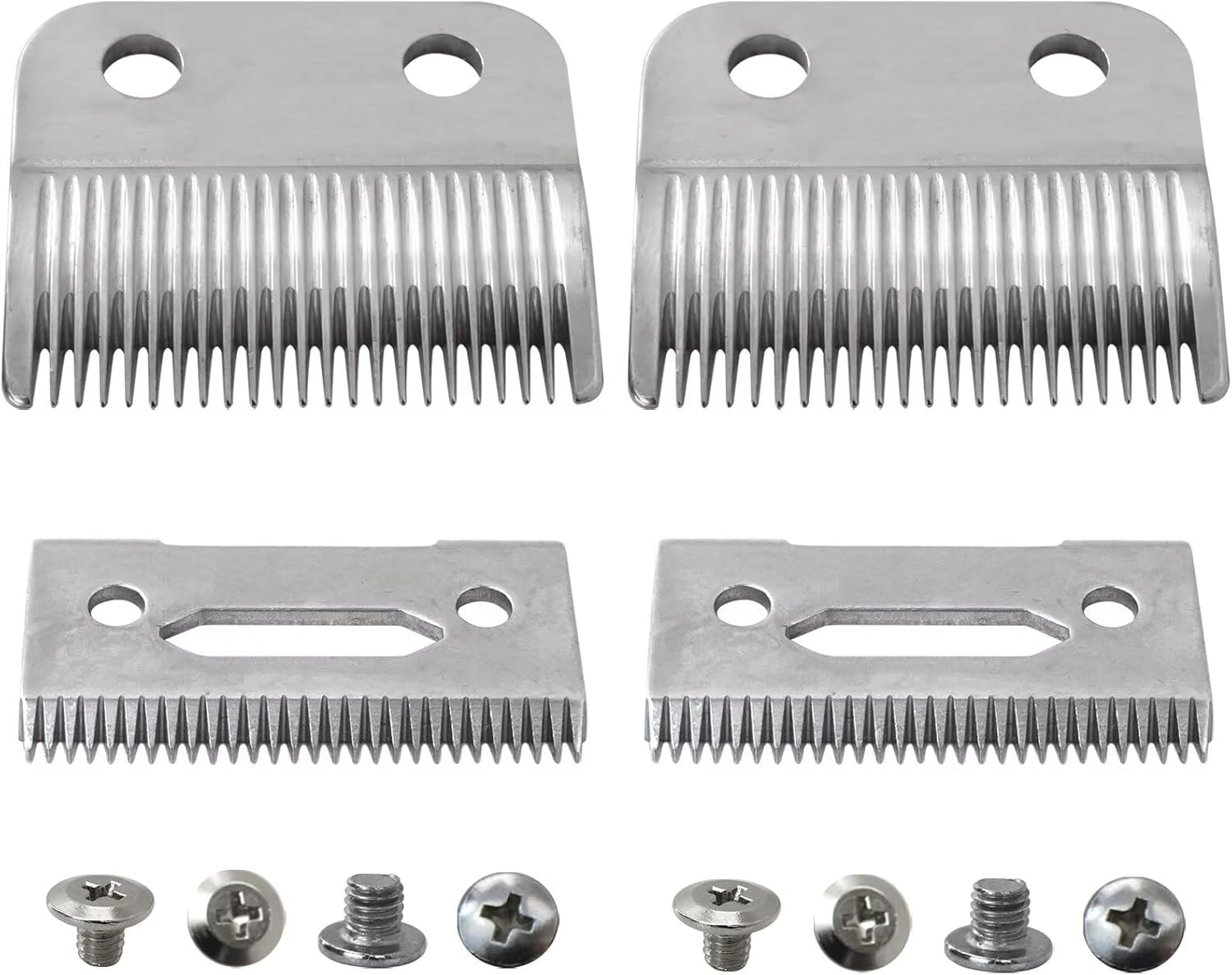 2 Hole Clipper Blade Replacement Fit for Wahl Fit for Precision Premium Smooth Cut/Elitepro/Extremegrippro/ MC3/ Proseriesplatinum/Self-Cutpro/Pet-Pro/ *Notfitmulti-Purpose79607 image number 2