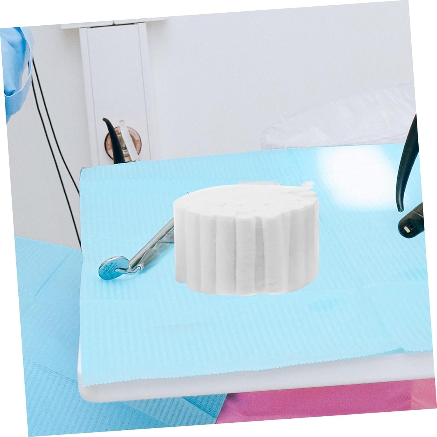 Gauze Pads for Teeth 5Pcs Beauty Sponge Air Filter Cleaning Swabs Dentist Cotton Rolls Disposable Air Filter Pad Cotton Rolls White Cotton Lap Cotton Pad Tampon Disposable Gem image number 4