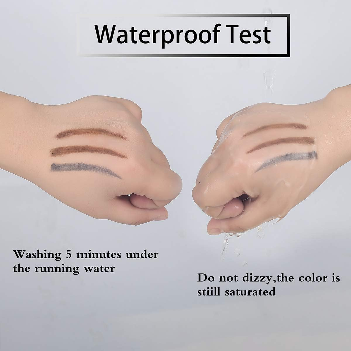 Eyebrow Pencil Coffee Waterproof Smooth Natural Cruelty Free (Brown #3) image number 5