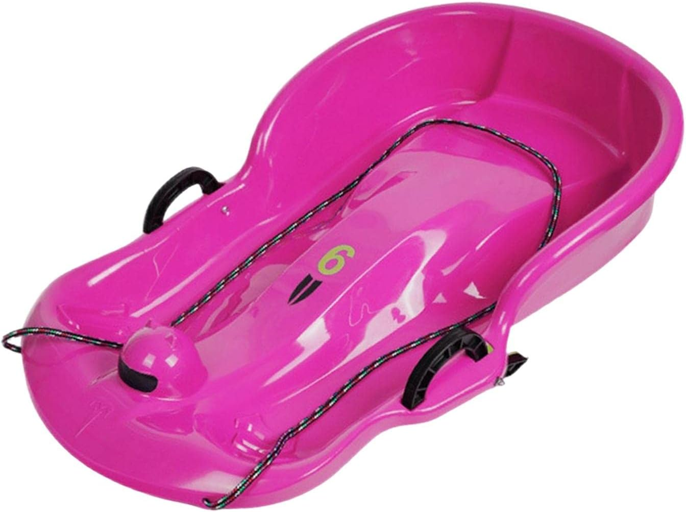 Portable Winter Snow Sled Sledding Sleigh Toboggan Kids Sledge for Yard Backyard