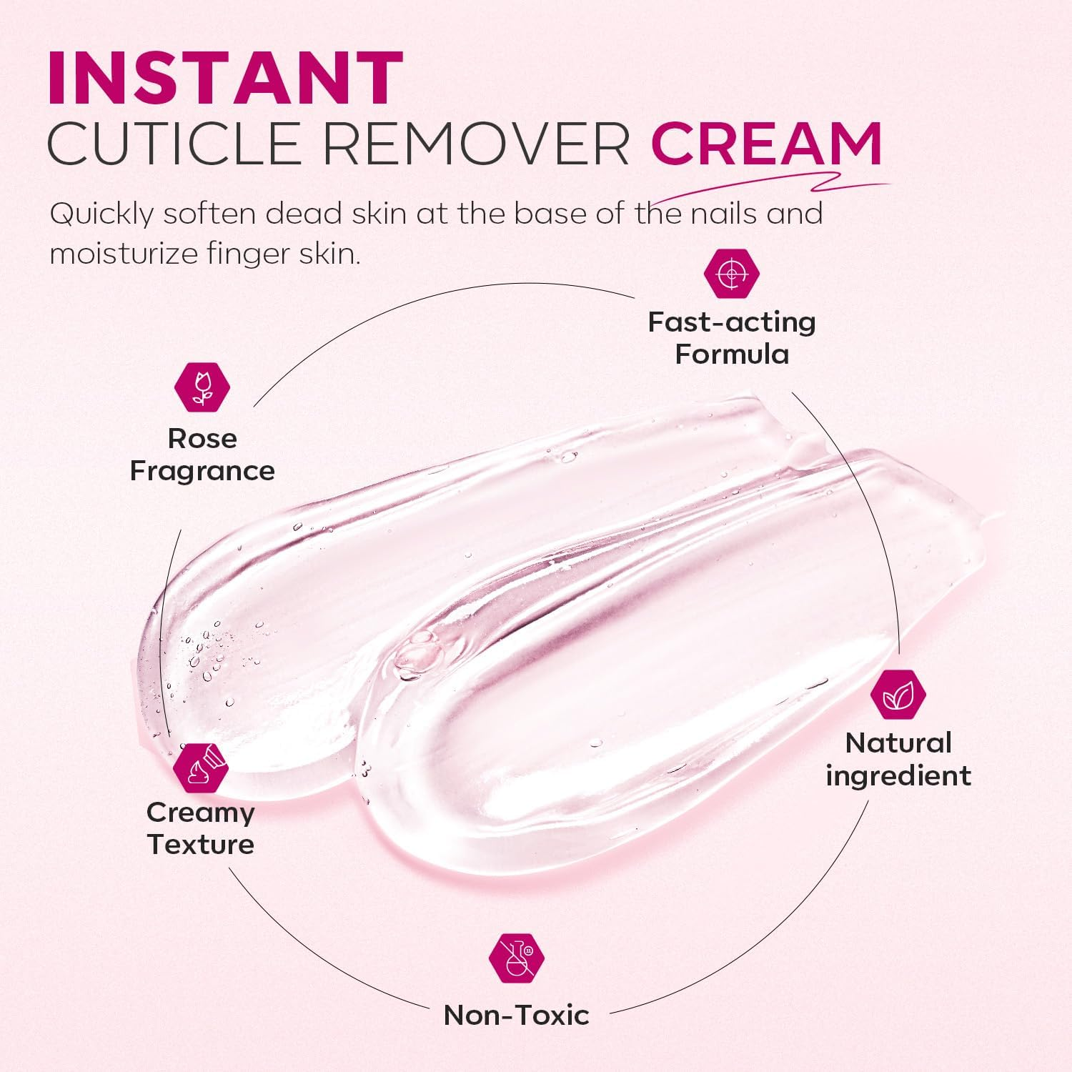 Modelones Cuticle Remover Kit - Cuticle Remover Cream & Cuticle Oil, Cuticle Care Kit W/Cuticle Trimmer Cuticle Pusher & Cuticle Nipper for DIY Nail Manicure, Removedor De Cuticula for Nail Care