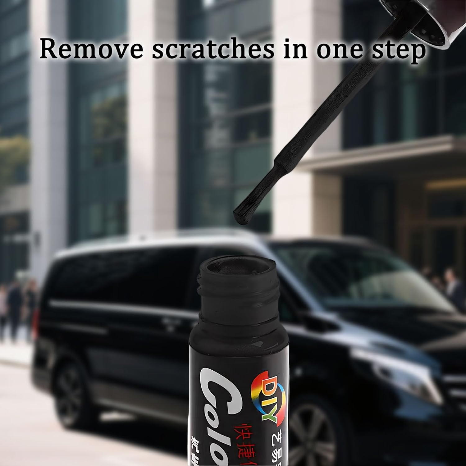 3Pcs Car Scratch Remover, Quick and Easy Touch up Paint Pen, Effective Car Scratch Remover Pen, Repair Scratches and Paint Damage, Suitable for Bicycles, Motorcycles, Cars, Trucks and Recreational Vehicles(Black)