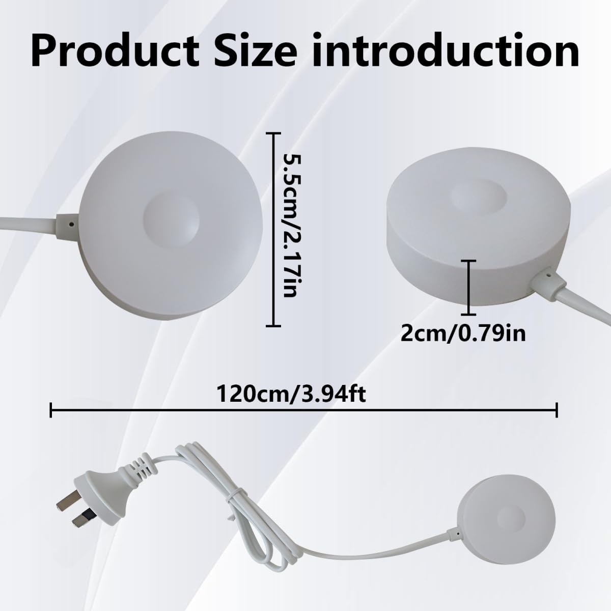 Charger Replacement Fit for 3768 Magnetic Charger Base, Compatible for Oral B Io7 Io8 Io9 Electric Toothbrush, 2-Pin AU Plug image number 3