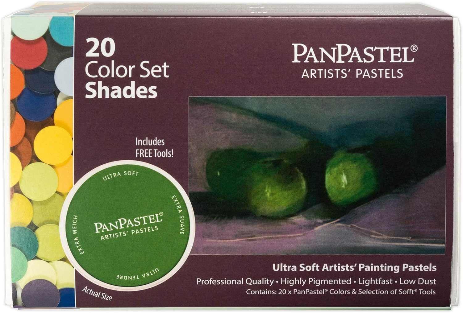 Panpastel Set 20 Colour Shades (PPSTL20-30206)