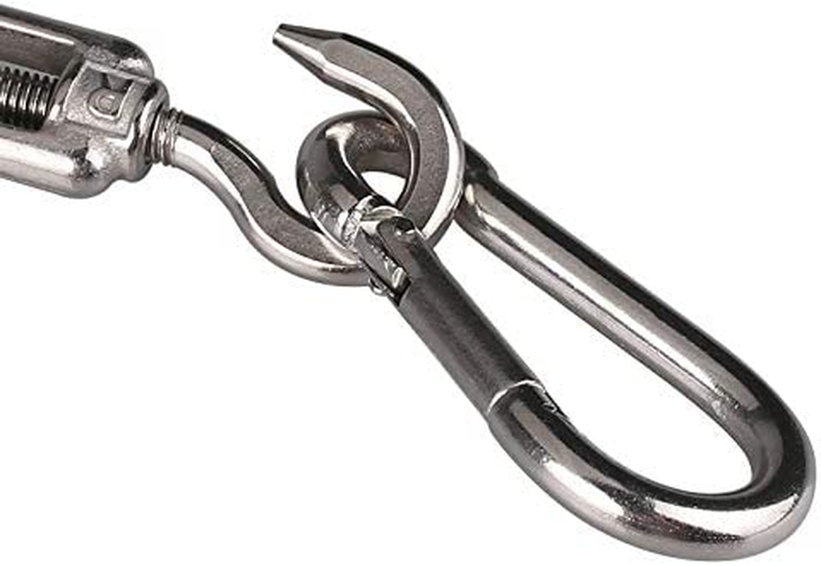 Sun Shade Sail Hardware Kit Triangle, 5 Inch 304 Marine Grade Stainless Steel for Rectangle and Square Sun Shade Sail Installation Accessory Heavy Duty Anti-Rust 24 Pcs image number 6