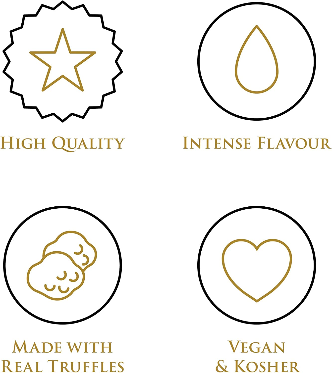 Trufflehunter - Preserved Black Truffle Selection - Minced Truffle, Truffle Slices, Truffle Sauce - 3 X 50G