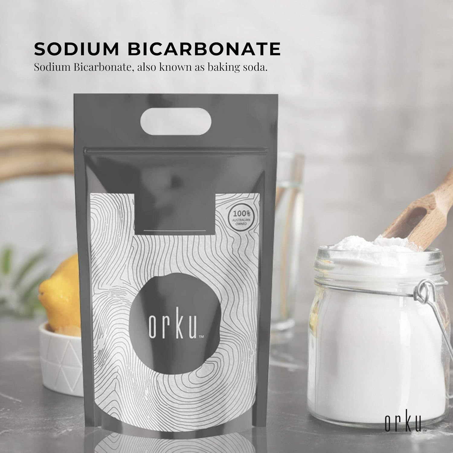 5Kg Sodium Bicarbonate - Food Grade Bicarb Baking Soda Hydrogen Carbonate Powder image number 4