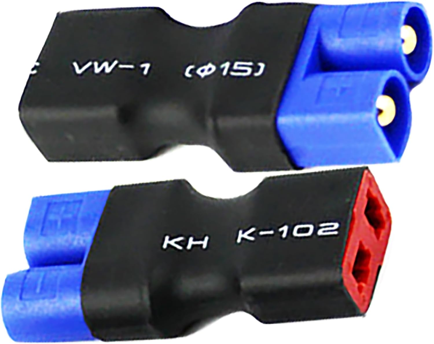 Tunghey 2Pack No Wires Connector, T-Plug Deans Style to EC3 Male Female Connector Adapter image number 1