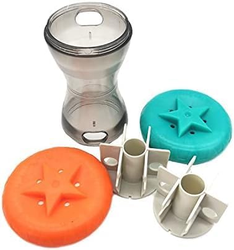 Dog Treat Dispensing Puzzle Toys for Small Dogs to Keep Busy,Interactive Chase Toys for Dog Improves Digestion,Enrichment Dog Food Slow Feeder,Barbell-Shaped Dog IQ Treat Dispenser Toys image number 1