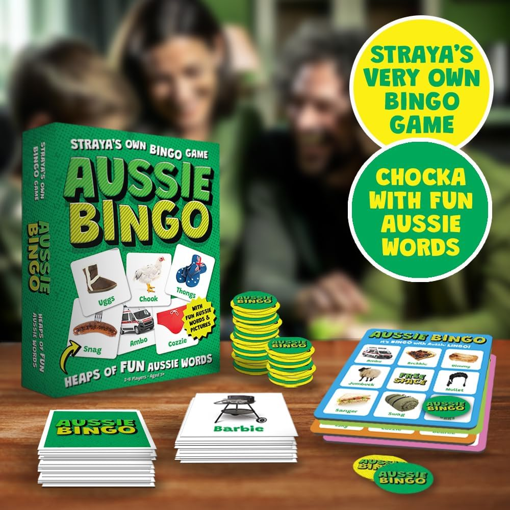 Aussie Bingo &ndash; Classic Australian Bingo Game for Everyone | Age 6+ | Fun Family Board Game Featuring Aussie Icons | Designed by Aussies for Aussie Families image number 6