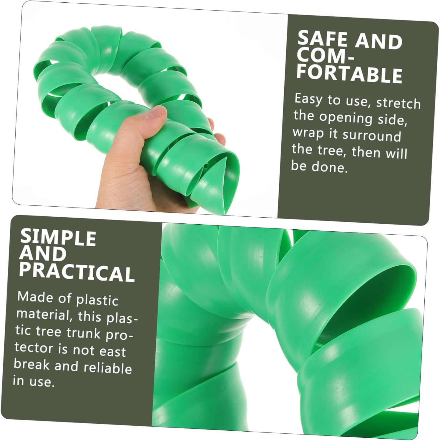 Yardenfun 4Pcs Tree Bark Protectors Tree Protector Wraps from Dogs Gardening Supplies Kit image number 5